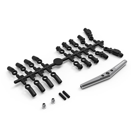 Gmade GR01 Machined M4 99mm Upper Link (Silver) GM30104