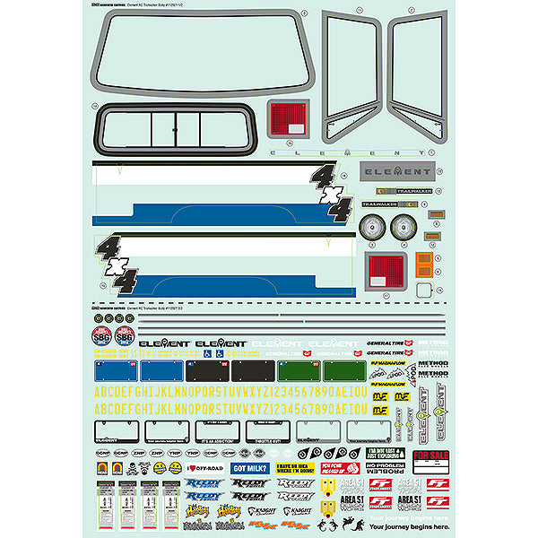 Element RC Trailwalker Body Decals EL42142