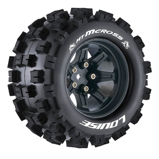 Louise RC MT-Mcross 1:10 Soft Hex 14mm Black Arrma Granite L-T3274SBM
