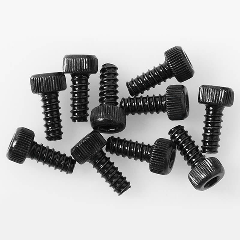 RC4WD Socket Head Self Tapping Screws M2 X 6mm (Black) Z-S1584