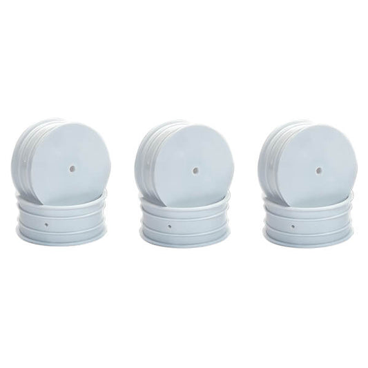 Centro 1:10 Dished Buggy Front 4WD Wheel White - 3 Pairs C0261W
