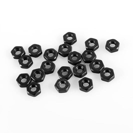RC4WD Regular M2.5 Black Nuts (20) Z-S0303