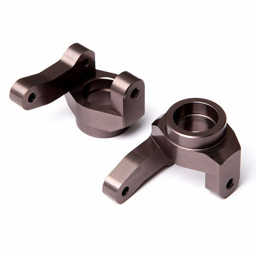 Gmade Aluminium Zero Ackerman Knuckle Arm (Titanium Grey) Pr GM30038