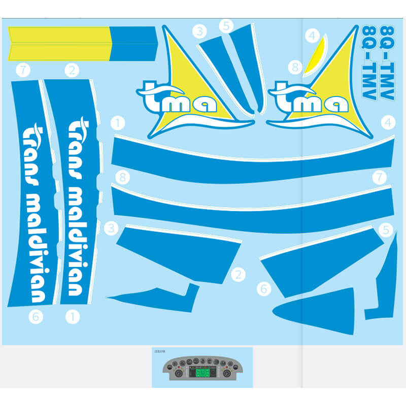 XFly Twin Otter Decal Sheet XF116-20