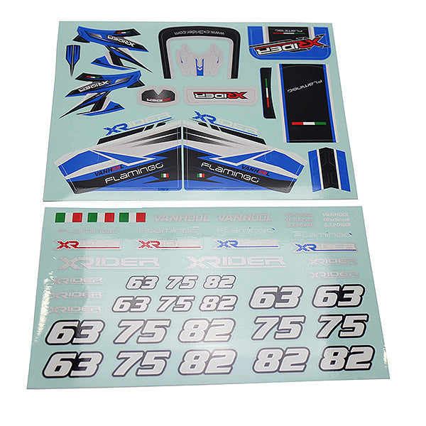 X-Rider Flamingo Sticker Blue XR-FG8044BU