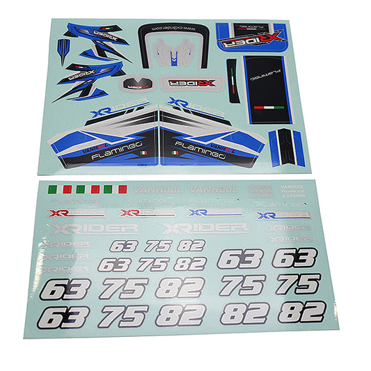 X-Rider Flamingo Sticker Blue XR-FG8044BU