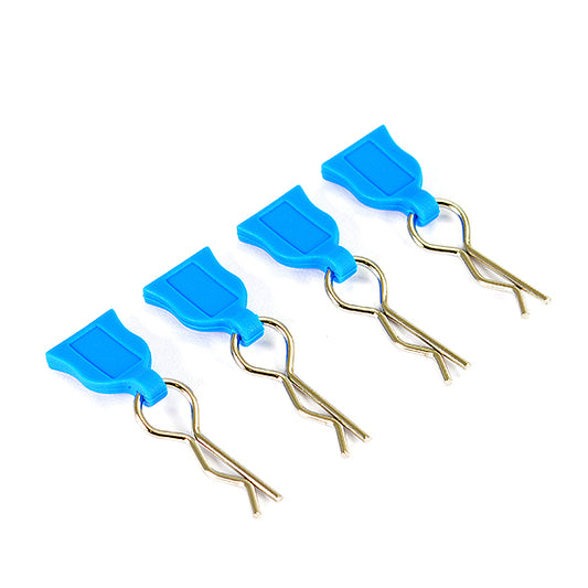 Fastrax Blue Pull Tab Body Clip (4) FAST206B