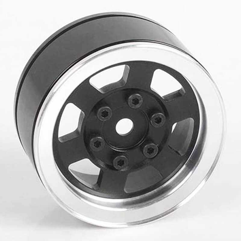 RC4WD Six-Spoke 1.55" Single Internal Beadlock Wheel (Black)