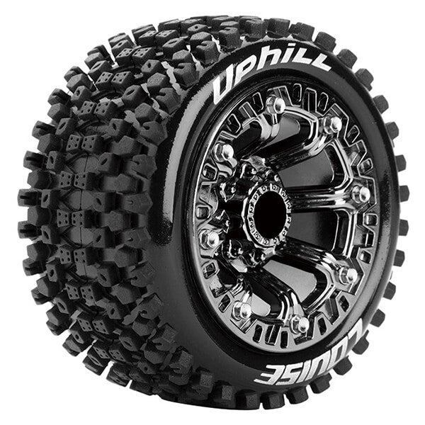 Louise RC St-Uphill 1/16 Soft Spoke Black Chrome TRX 1:16 E L-T3279SBC