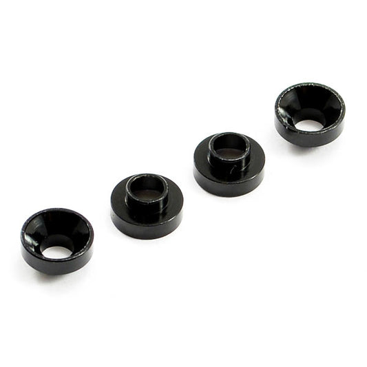 Centro Aluminium Servo Mount Collars (4) - Black C0630BK