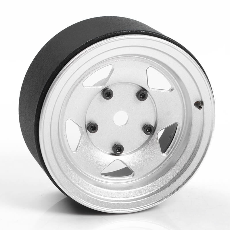 RC4WD Seren 2.2" Beadlock Wheels w/Center Caps (Silver)