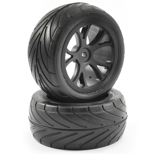 Fastrax 1:10 Mounted Arrow Buggy Rear Tyres 10-Spoke FAST0049B