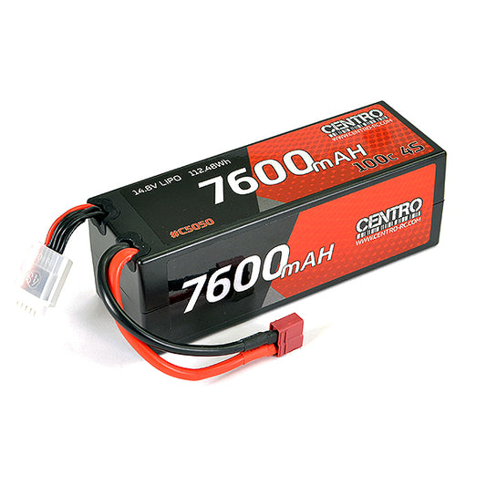 Centro 7600mAh 4S 14.8V 100C Hardcase LiPo Battery C5050