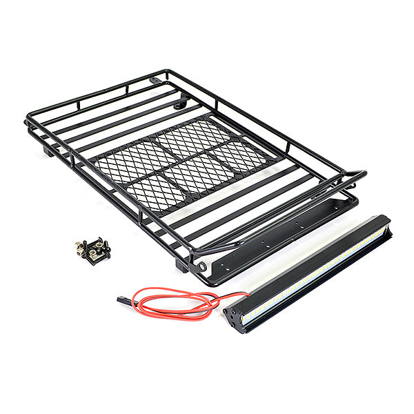 Fastrax Rooftop Luggage Rack w/Led Light Bar (230X143X25mm) FAST2303