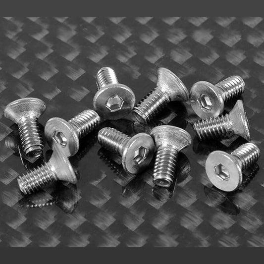 RC4WD Flat Head Cap Screws M2.5 X 6mm (10) Z-S1209
