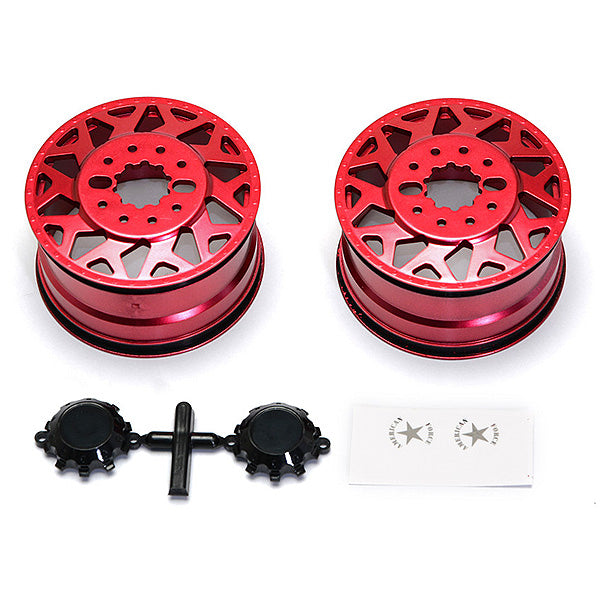 CEN Racing American Force H01 Contra Wheel (Red, w/Blk Cap) CEN-CD0601