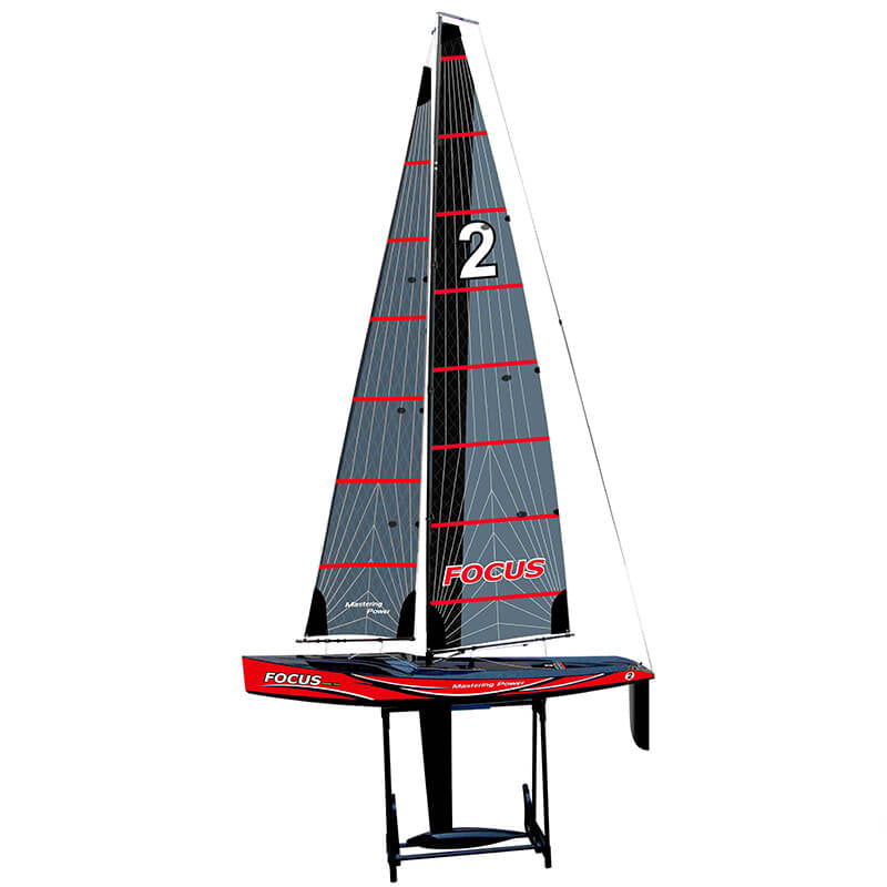 Joysway Focus V3 One Metre Sailboat RTR RC Red JY8812V3