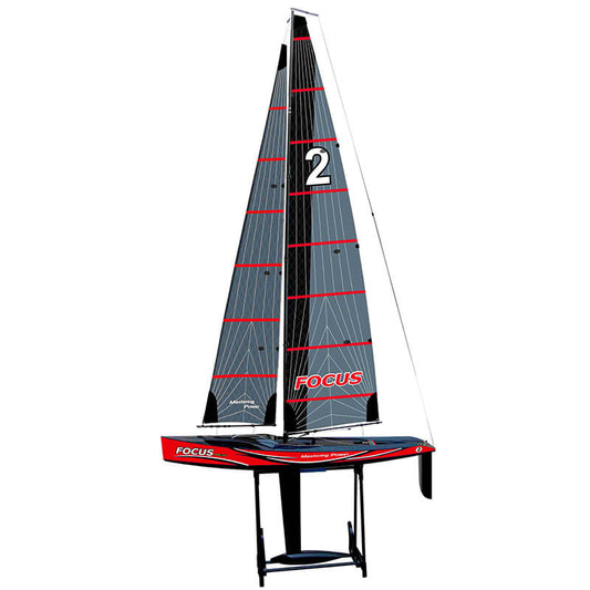 Joysway Focus V3 One Metre Sailboat RTR RC Red JY8812V3