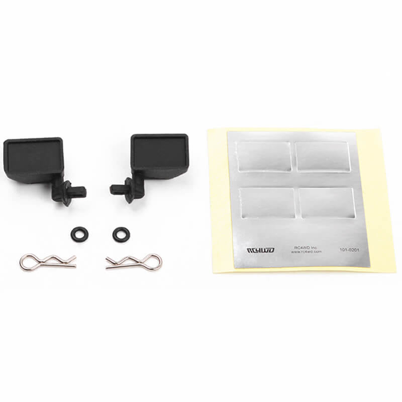RC4WD Rubber Side Mirrors for 1:10 Black Rock Z-S2089