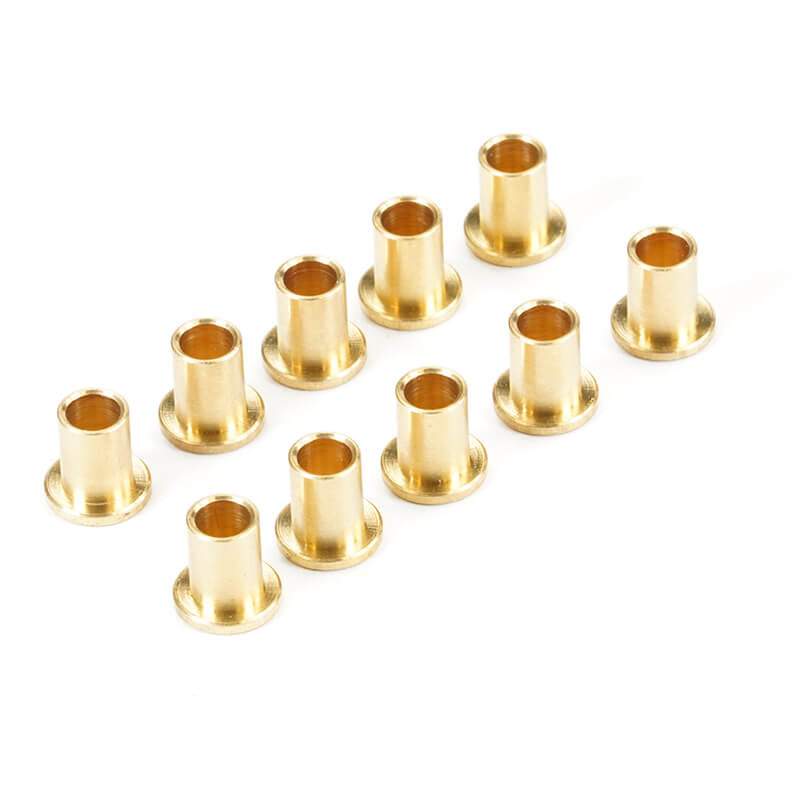Fastrax Tamiya Tt02 Shocks Brass Collar Set (10Pc) FTTA014C