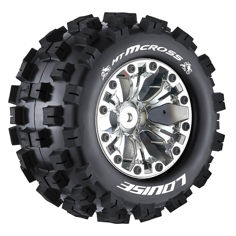 Louise RC MT-Mcross 1:10 Soft 0 Offset Chrome Ep Stampede 2 L-T3274SC