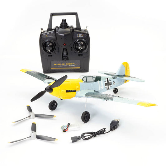 Volantex Messerschmitt Bf109 400mm Brushed w/Gyro Epp RTF RC Plane V761-11