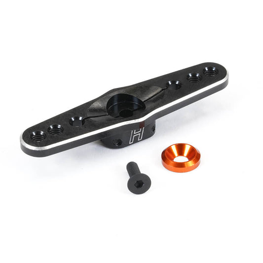 Fastrax 24T Black Aluminium Double Servo Horn (Hitec) FAST317B