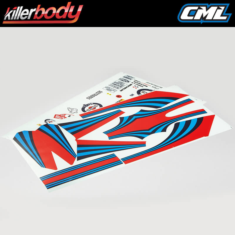 Killerbody Decal Sheet (Lancia Delta Hf Integrale) KB48291
