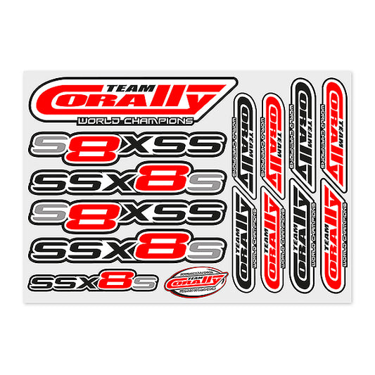 Corally Stickersheet SSX8S Precut 210X148mm 1pc