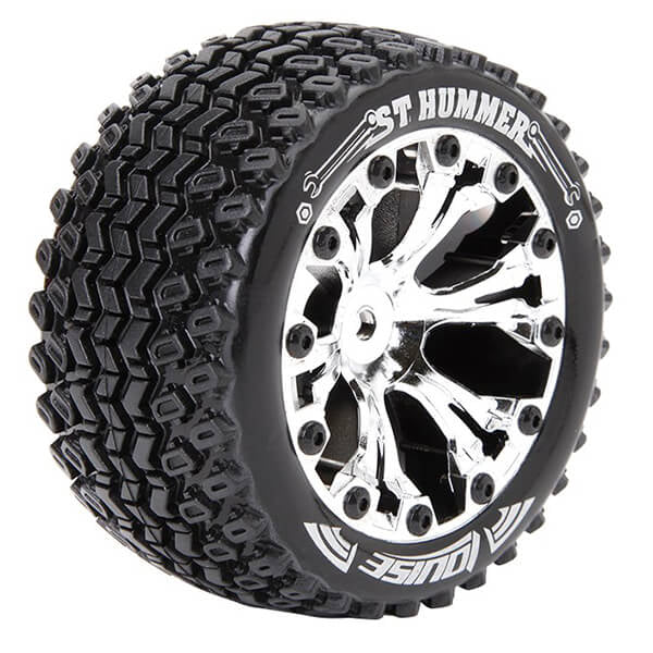 Louise RC St-Hummer 1:10 Soft Bearing Chrome Gp Jato 2Wd Fr L-T3209SCB