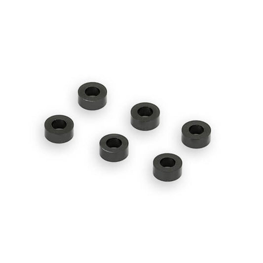 Centro Black M3 Flat Washer 5.75mm X 2.5mm (6) C0635-5