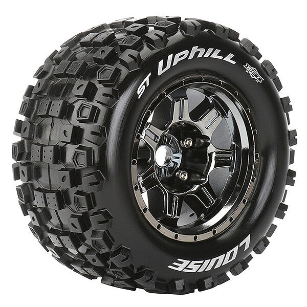 Louise RC St-Uphill 1:8 Sport 0" Offset Hex 17mm Black Chrome L-T3326BC