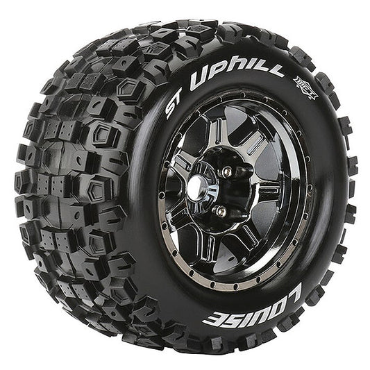 Louise RC St-Uphill 1:8 Sport 0" Offset Hex 17mm Black Chrome L-T3326BC