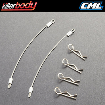 Killerbody Body Rope w/Clip Set (Metal) 100mm KB48362