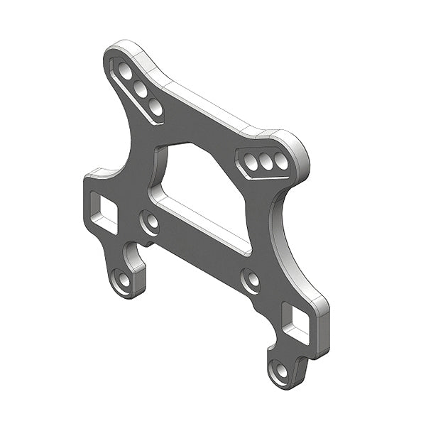 Corally Shock Tower 4mm Aluminum Front 1pc C-00180-131