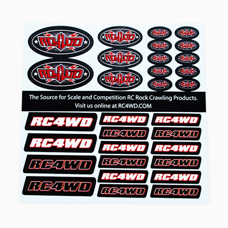 RC4WD Small Decal Sheet Z-S1270