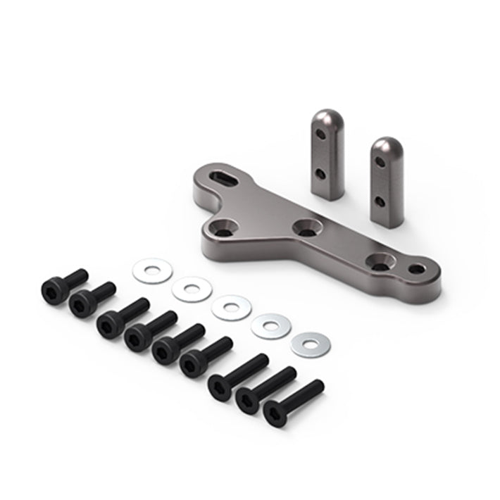 Gmade Ga60 Aluminum Axle Servo Mount (Titanium Gray) GM30091