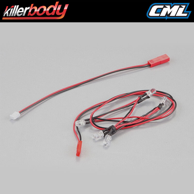 Killerbody LED Unit Set for Ro Of Light (5 White Leds/Dia:5mm KB48466
