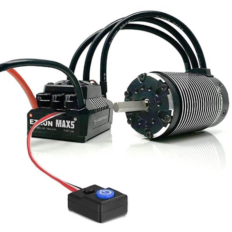 Hobbywing Combo Ezrun Max5 Hv G2 ESC 56118Sd 650kv G2 Motor HW38010603