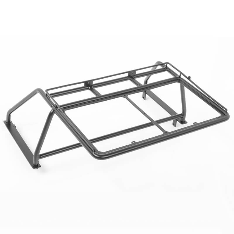 RC4WD Roof Rack, Rollbar, Light Bar Combo for RC4WD Chevy Blazer Body (Black)