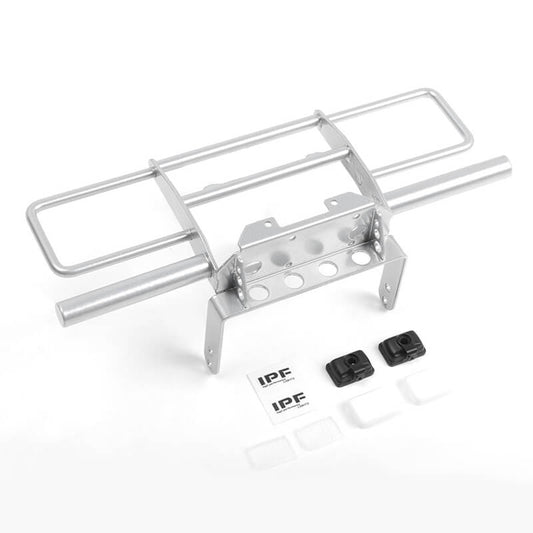 RC4WD Oxer Steel Front Winch Bumper w/IPF Lights for Vanquish VS4-10 Origin Body (Silver)