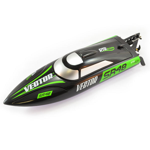 Volantex Racent Vector Sr48 Brushless Boat ARTR RC Boat - Black V797-3B-BL