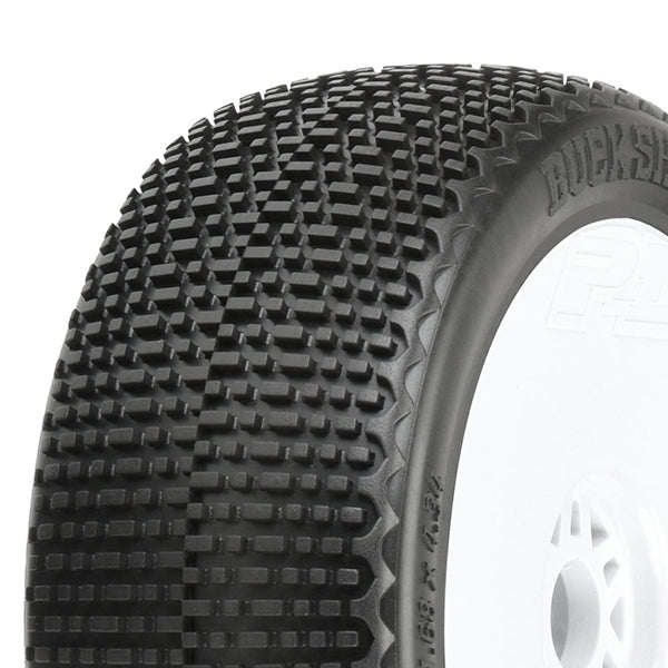 Proline 'Buck Shot' M3 Premount Velocity V2 White Wheels (2) PL9062-32