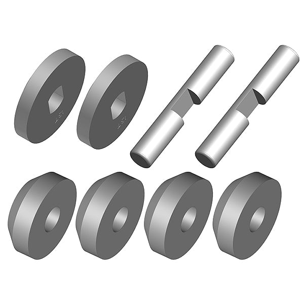 Corally Planetary Diff Gears Metal 1 Set C-00250-075