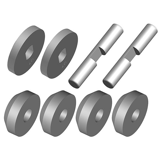 Corally Planetary Diff Gears Metal 1 Set C-00250-075