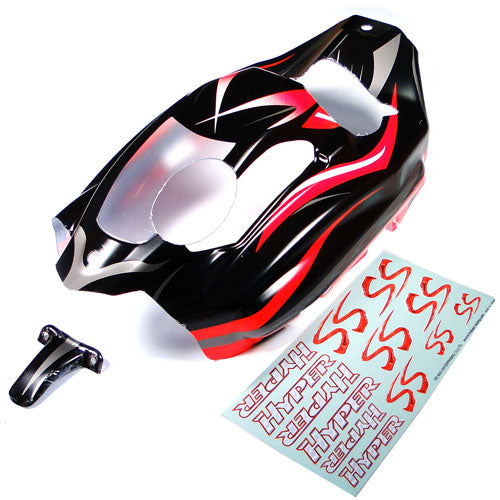 HoBao Hyper SS Printed Bodyshell - Black H90042B