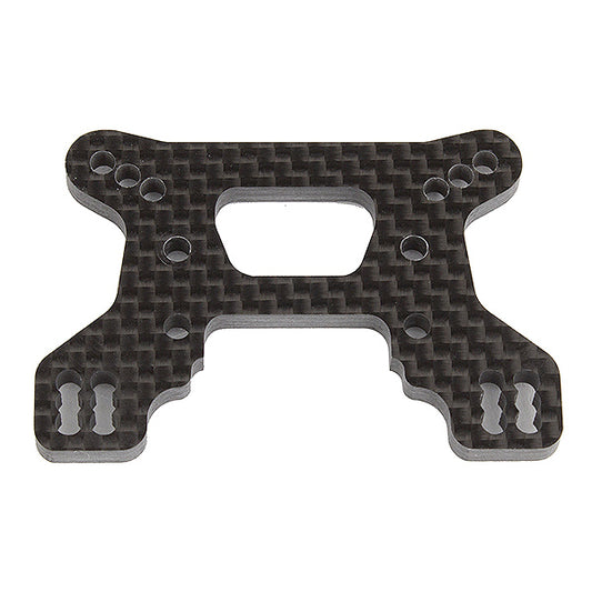 Team Associated RC10B74.1 Front Shock Tower 23mm Carbon AS92265