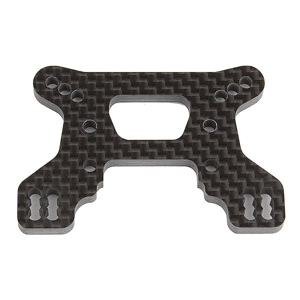 Team Associated RC10B74.1 Front Shock Tower 23mm Carbon AS92265