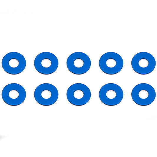 Associated Blue Aluminum Bulkhead Washers 7.8 X 0.5mm (10) AS31384