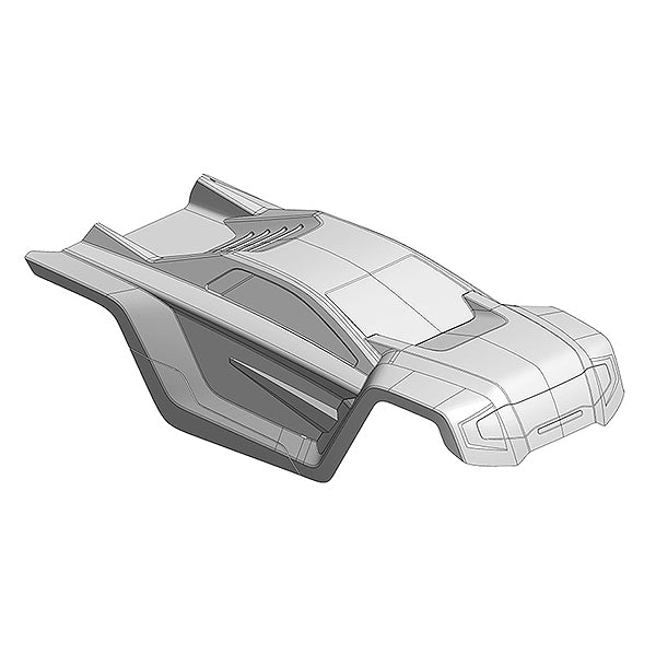 Corally Polycarbonate Body Shogun XP 6S Clear Cut 1pc C-00180-385